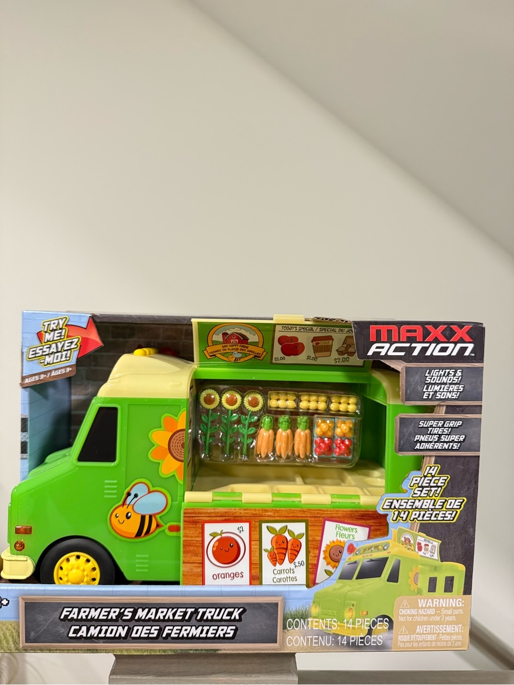 Green Farmer's Market Truck Playset